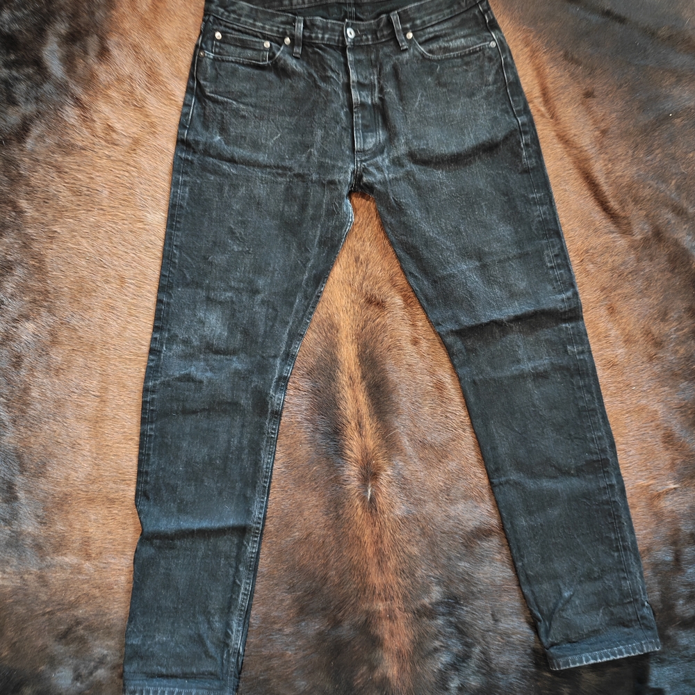 3Sixteen Black CT-220X Slim Selvedge Denim